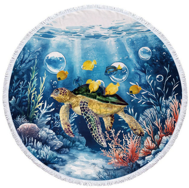 Printing Microfiber Round Beach Towels