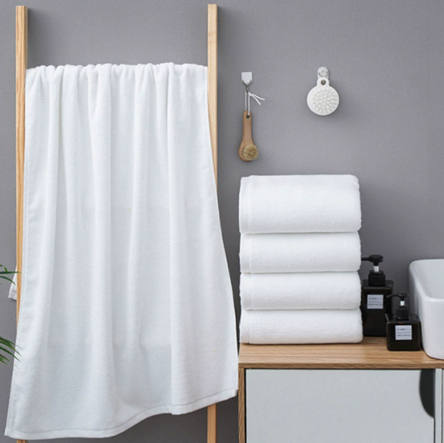 100% Cotton Plain Weave Terry Pool Towels 80*160CM 800G