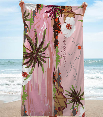 printing microfiber beach towels 